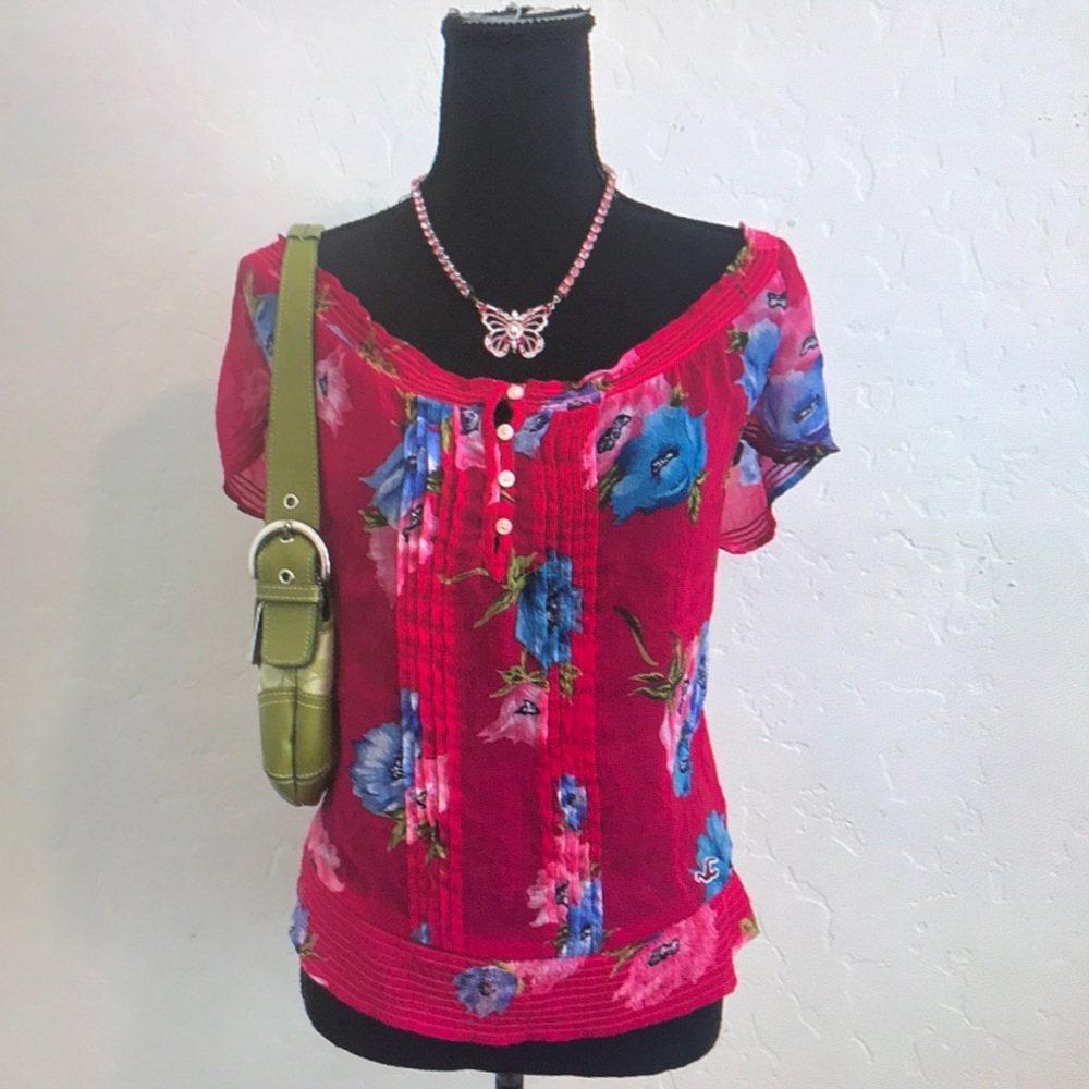 Floral Pink Blouse